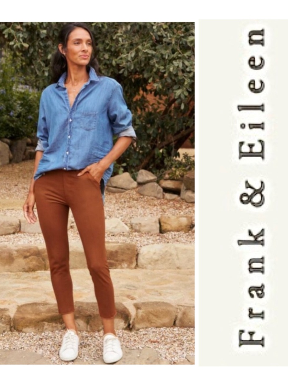 Frank & Eileen Murphy Billion Dollar Pants Cinnamon Brown Super Stretch